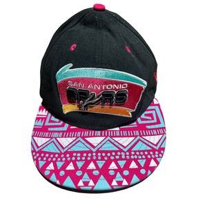 New Era 9Fifty San Antonio Spurs Pink Snapback Hat Cap NBA Throwback ONE SIZE